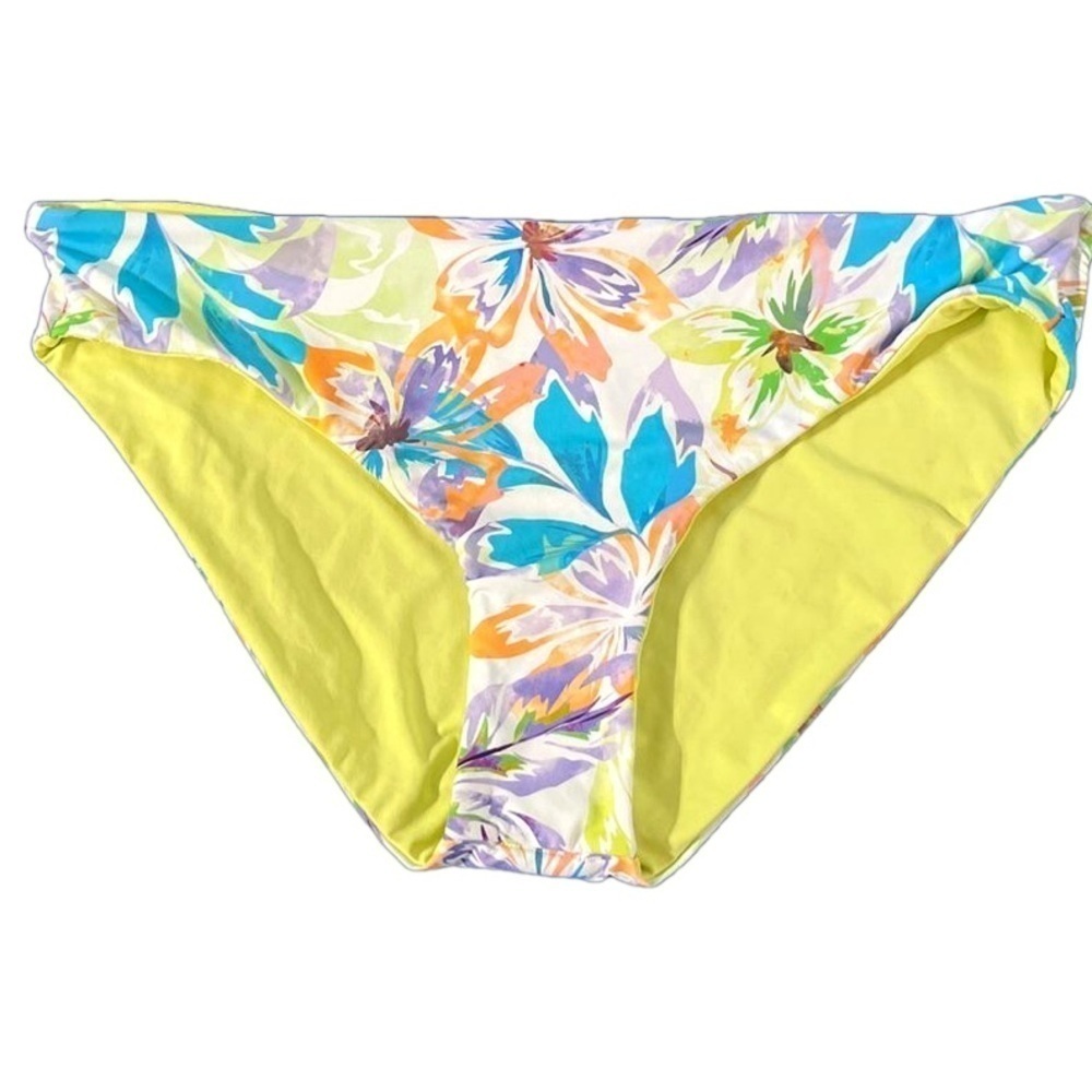 Roxy Retro Revo Hipster Reversible Swim Bottoms, Size XL